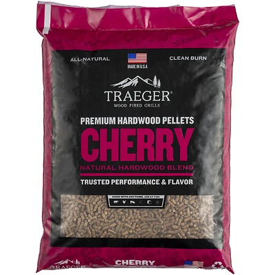 Traeger PEL309 Cherry Hardwood BBQ Pellets, 20 Lb. Bag