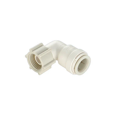 PEX Quick Connect Swivel Pipe Elbow, 1/2 Copper Tube x 3/4 In. FPT
