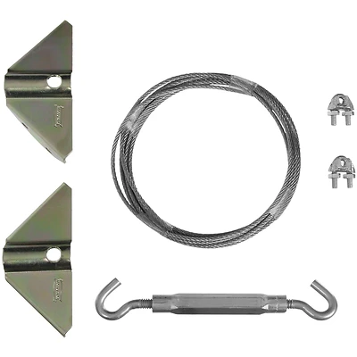 National Hardware N192-211 Zinc Gate Anti-Sag Kit, Steel, 1-Piece