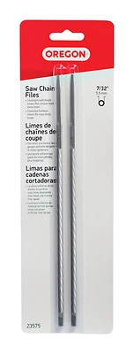 Oregon 23575 Chainsaw File, Double Cut, 7/32 in Dia Dimensions, Round, Steel, 2/PK