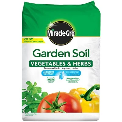 Miracle-Gro 73759430 Garden Soil, Vegetables & Herbs, 1.5 Cu. Ft.