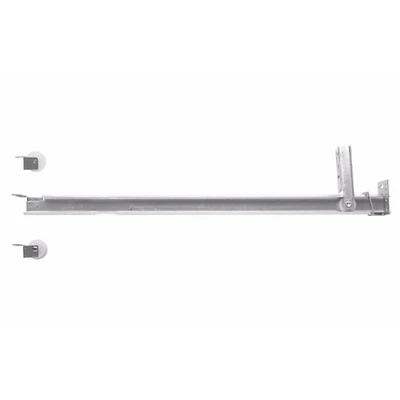 Knape & Vogt 1175P ZC 22-5/8 Drawer Slide, 50 lb, Center Undermount Mounting, 22-5/8 in L Rail, 1/2 in W Rail, Steel