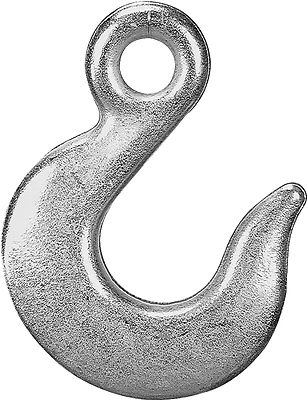 Campbell T9101424 Eye Slip Hook, 1/4 In., Zinc Plated, Grade 43