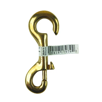 Campbell T7625204 Bronze Open Rigid Eye Bolt Snap, 3/8 In.