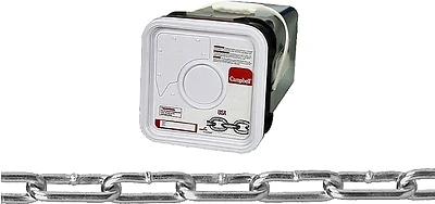 Campbell 0332426 2/0 Coil Chain, 225 Ft.