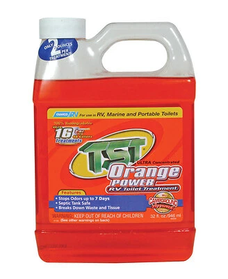 RV Holding Tank Chemical, Orange, 32 oz.