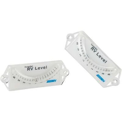 Camco USA 25553 Curved Ball RV Level, White