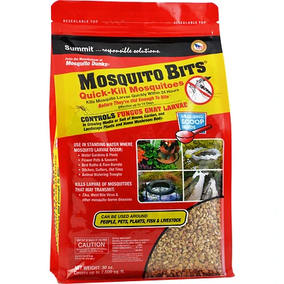 Mosquito Bits 117-6 Granules, Mosquito Larvae Control, 30 oz.
