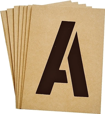 Hy-Ko ST-5 Letter & Number Stencil Set, Reusable, 5-In.