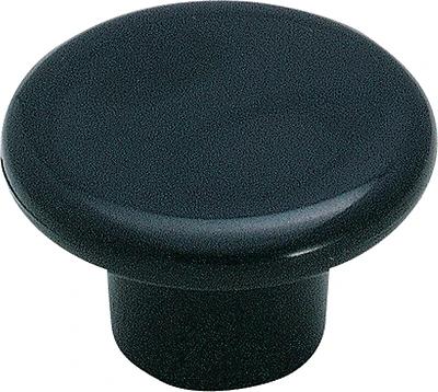 Amerock BP802PBK Allison Plastic Cabinet Knob, Black, 1-1/4 In.