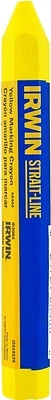 Irwin Strait-Line 66406 Lumber Crayon, Yellow, 1/2 In. Dia, 4-1/2 In. L