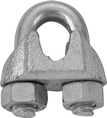 Campbell Wire Rope Clip, 3/8-In., Malleable Iron, Galvanized