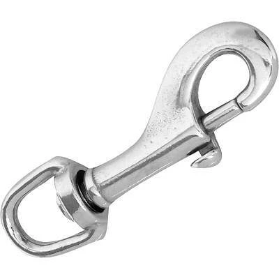 Campbell T7631324 Stainless Steel Swivel Round Eye Bolt Snap, 3/4 In.