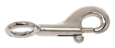 Campbell T7615202 Round Eye Bolt Snap, Zinc/Nickel, 5/8 In.