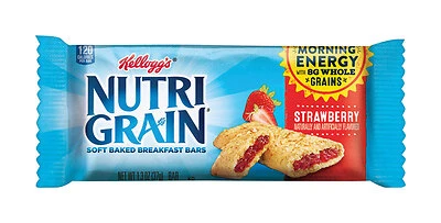 Kellogg's Nutri-Grain Strawberry Breakfast Bar, 1.3 Oz.