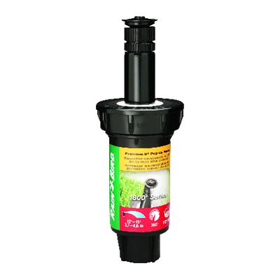1802van Adjustable Spray Head Sprinkler, 1/2 In Connection, 8 To 15 Ft Range