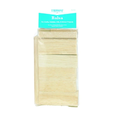 Economy Balsa Wood Bag, 72 Cu. In.