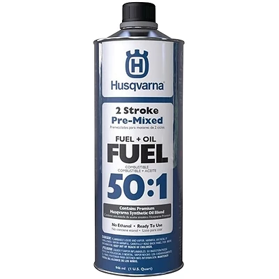 Husqvarna 584976601 Pre-Mixed High-Octane Fuel, Ethanol-Free, 32 Oz.