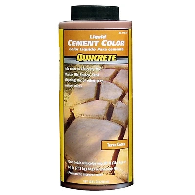 Quikrete 131704 Liquid Cement Color, Terra Cotta, 10 Oz Bottle