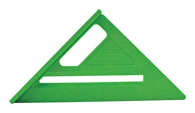 Stanley 46-060 Quick Square Pocket Square, 6-7/8 In, ABS Plastic