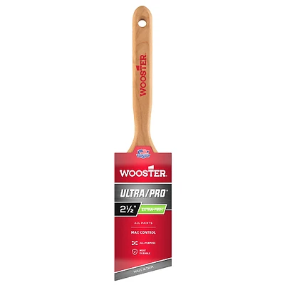 Wooster 4153-2 1/2 Ultra/Pro Extra-Firm Angle Sash Paint Brush, 2-1/2 In.