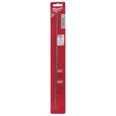 Milwaukee 48-89-2770 Black Oxide Aircraft Drill Bit, 1/8 In. x 12 In.