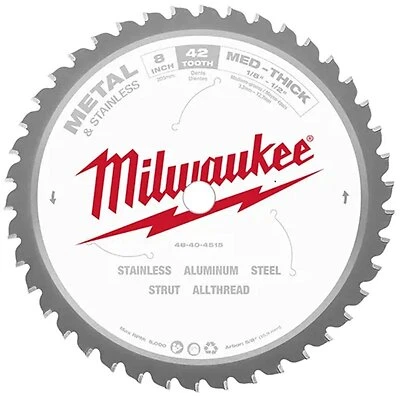 48-40-4515 8-inch Circular Saw Blade, 42 Teeth, Cermet Cutting Edge