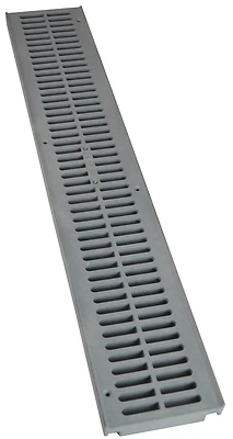 Channel Grate, Gray, 2 Ft