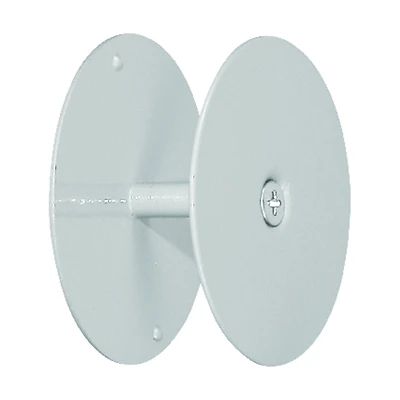 Defender Security U 9515 Hole Cover Plate, Steel, 1-3/4 In Doors