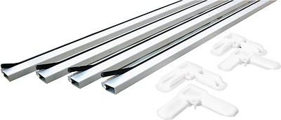 Prime-Line White Aluminum Screen Frame Kit, 5/16 x 3/4 in., 60 in.