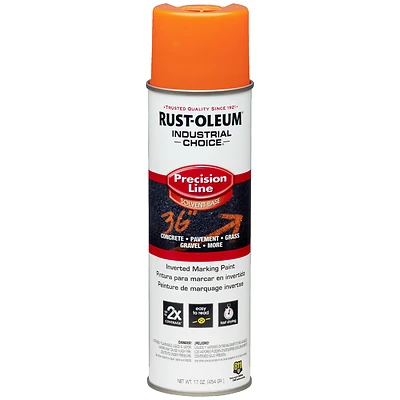 Fluorescent Orange 17 Oz. Inverted Marking Spray Paint