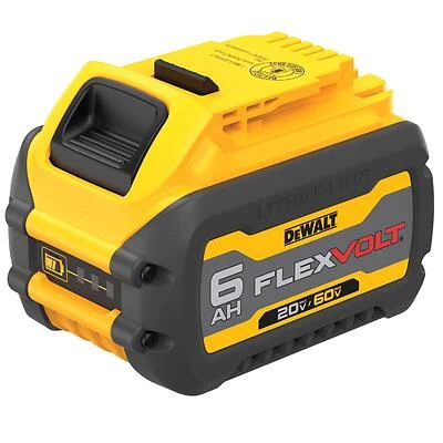 DeWalt DCB606 FLEXVOLT Battery, 20/60V, 6 Ah