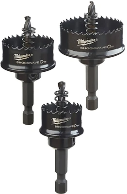 Milwaukee 49-22-4800 Shockwave Thin Wall Hole Saw Set, 3-Piece