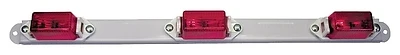 V107-3r Red Identification Mini Light Bar With Three Compact Lights
