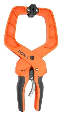 Hand Clamp, Padded Jaws, 4-In.