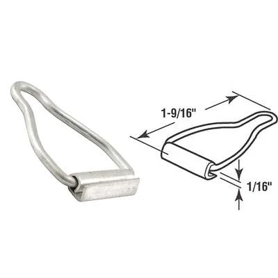 Prime-Line PL14658 Spline Channel Bail Latch, Aluminum, 25-Pack
