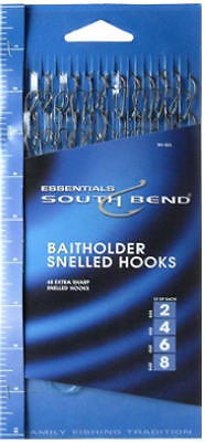 South-Bend BH-48A Baitholder Snelled Hook Assortment, 48