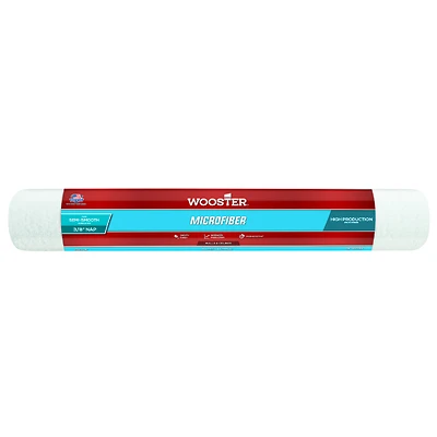 Wooster R523-18 Microfiber Roller Cover, 3/8 In. Nap, 18 In.