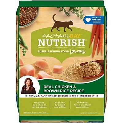 Natural Premium Dry Cat Food, Chicken & Brown Rice Recipe, 6-Lbs
