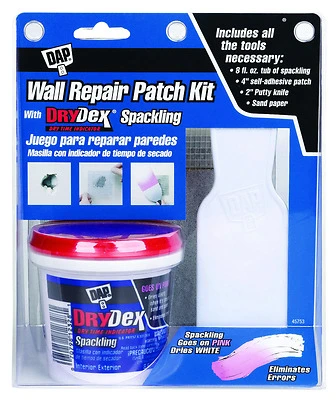DAP 12345 Wall Repair Patch Kit, White