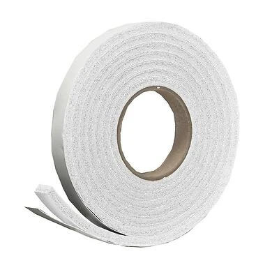 Rubber Foam Weatherseal Tape, 3/8 W x 5/16 In. T x 10 Ft.