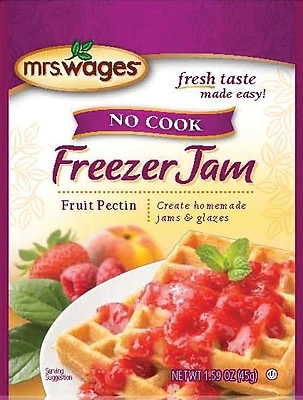 Mrs. Wages W599-H3425 Jam & Glaze Mix, No Cook Freezer Jam Pectin, 1.59 oz.