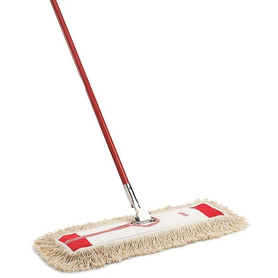 Commercial Cotton Dust Mop 24 In. With 65 In. Steel Handle Model 922