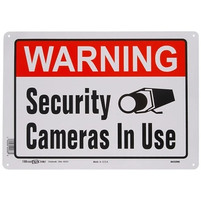 Hillman 10-in House Letter Security Camera
