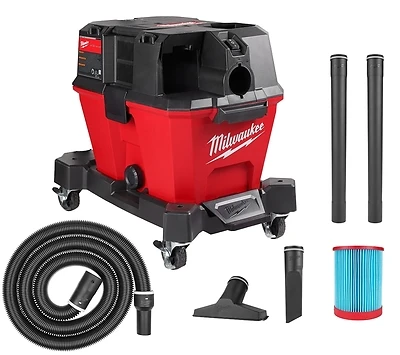 Milwaukee M18 Fuel 0910-20 Cordless Wet/Dry Vacuum, 6 Gallon, 18V