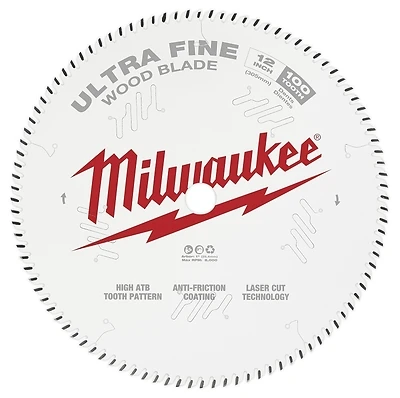12 In. 100-tooth Tungsten Carbide Circular Saw Blade 48-40-1228