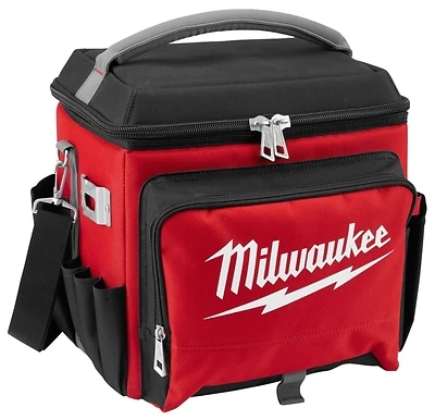 Milwaukee 48-22-8250 Jobsite Insulated Cooler, 8-Pocket, Red