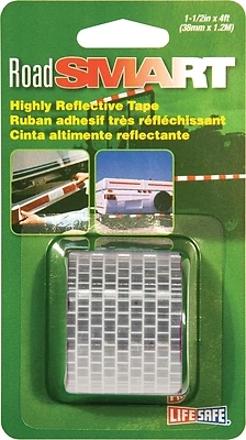 Re802 1-1/2 Inch X 4 Foot Silver Highly Reflective Tape