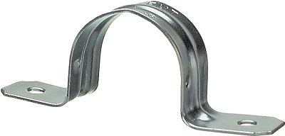 26161 25 Count 1/2-inch Steel Two Hole Strap For Emt Conduit