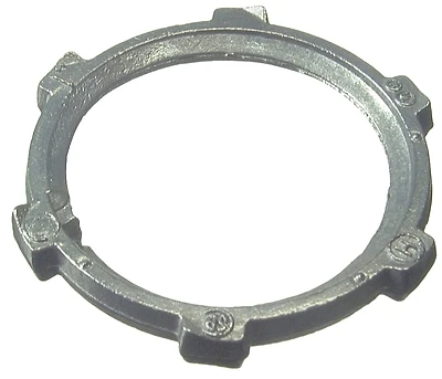2-1/2 Inch Diecast Zinc Locknut For Rigid And Imc Conduit